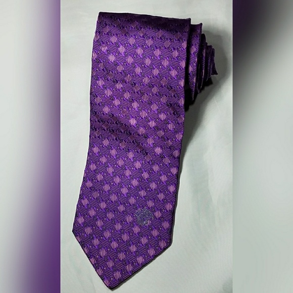 Versace Other - Versace Tie Purple Paisley Medusa